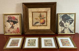 Set of seven framed art prints - thumbnail 1 of 5