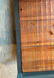 Grey Metal & Wood Coffee Table, Grey metal Candle Holder - thumbnail 3 of 4
