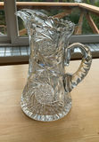 Cut-glass pitcher with two stem glasses - thumbnail 2 of 3