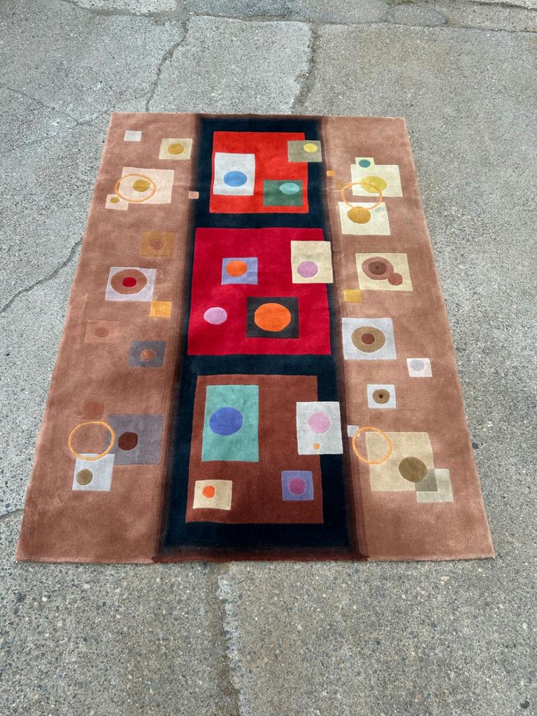 MCM Art Deco Rug  - image 2 of 7
