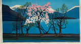 Signed Jarle Rosseland Landscape Linocut - thumbnail 1 of 8