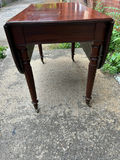 Antique One Drawer Drop Leaf Table - thumbnail 4 of 5