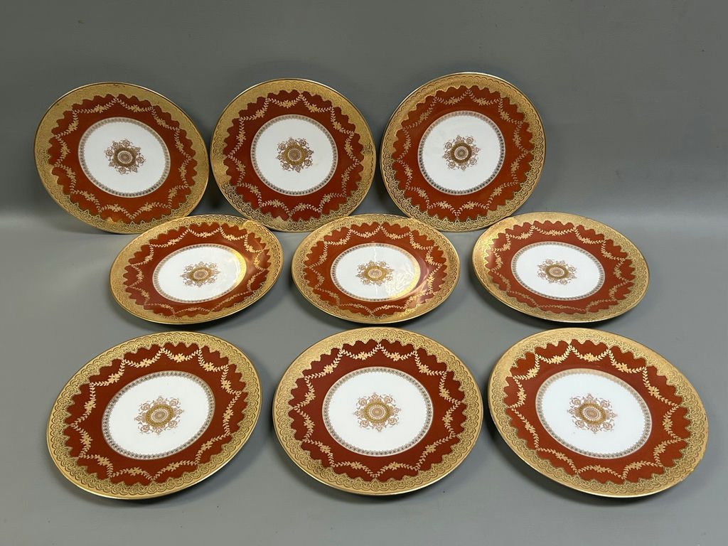T&V France China Plates for Ovington Bros. - image 3 of 7