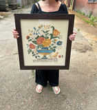 Signed Theorem Still Life Painting on Velvet  - thumbnail 6 of 6