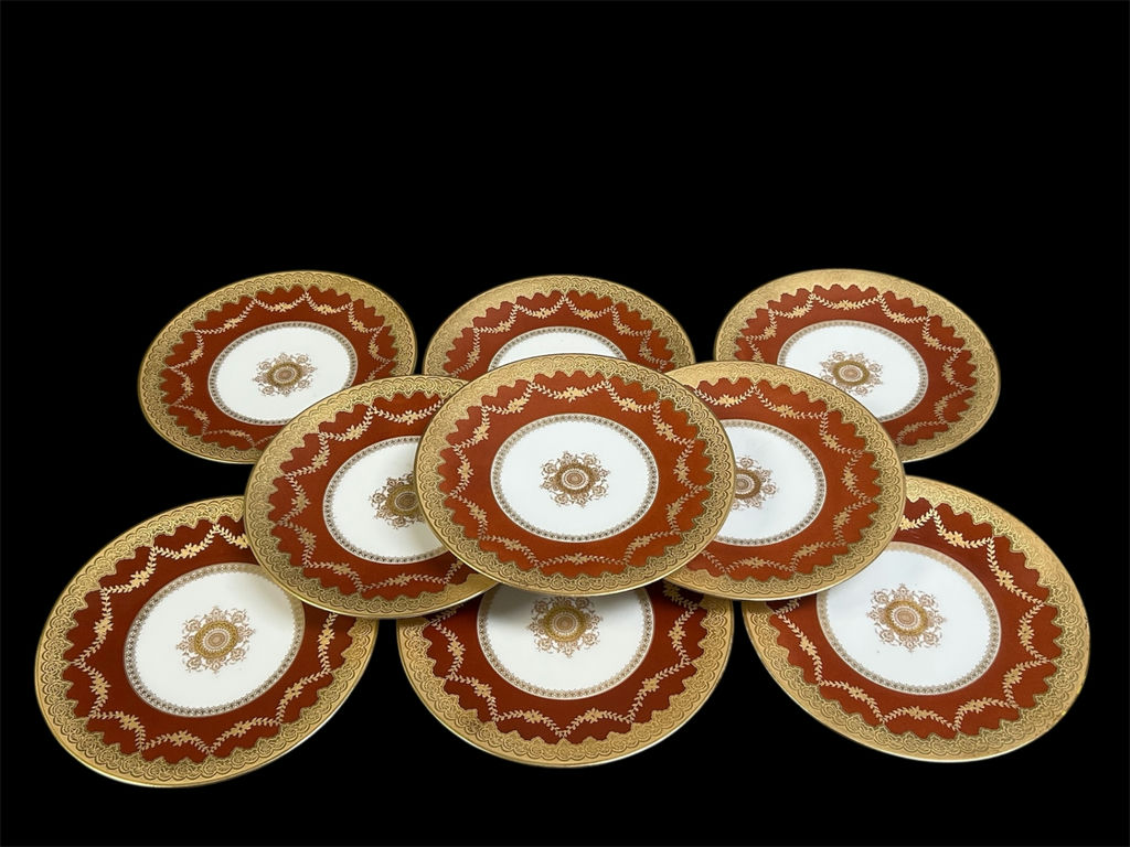T&V France China Plates for Ovington Bros.  - image 1 of 7