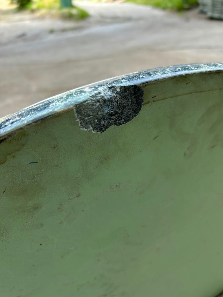 Italian Green Round Marble Top - image 4 of 6