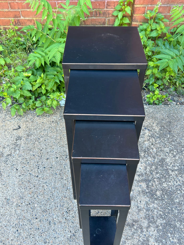 MCM Metal Nesting Tables  - image 2 of 7