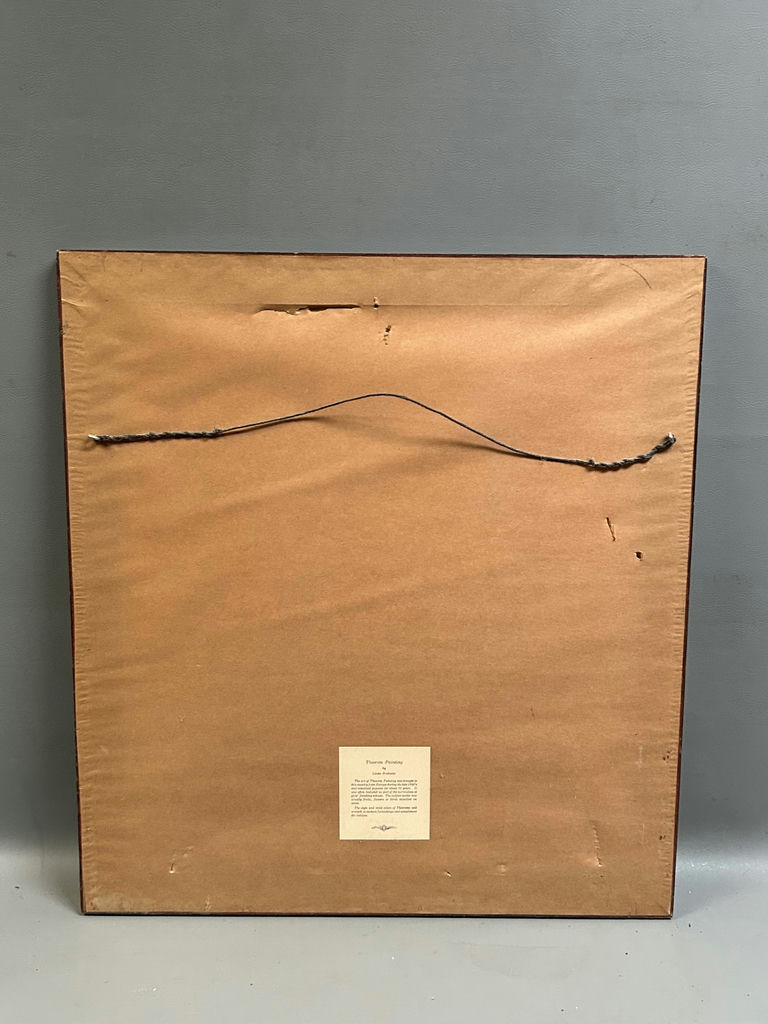 Signed Theorem Still Life Painting on Velvet  - image 4 of 6