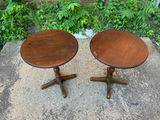 Baumritter Furniture Pedestal End Tables - thumbnail 5 of 5