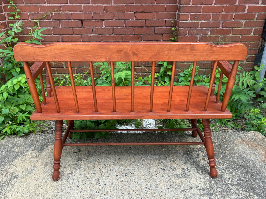 Farmhouse Hand Painted Bench - image 4 of 6