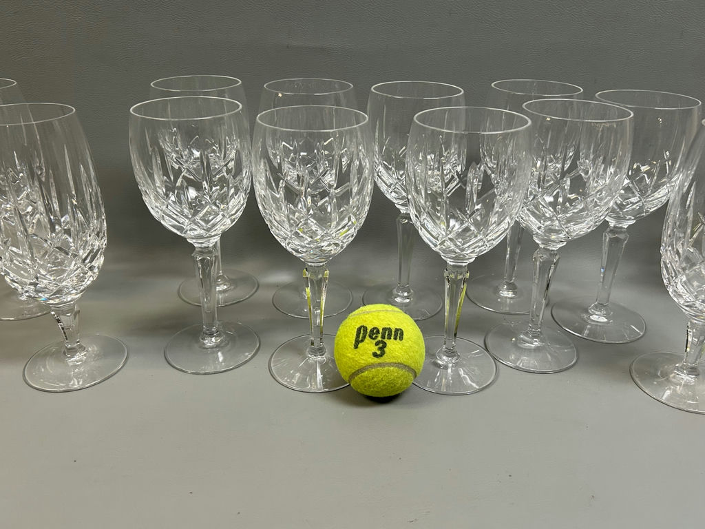 Cut Crystal Stem Glasses - image 2 of 6