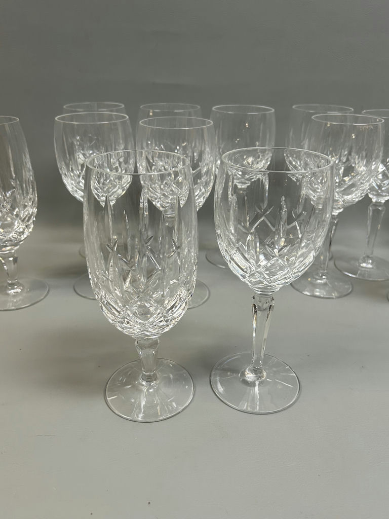 Cut Crystal Stem Glasses - image 4 of 6