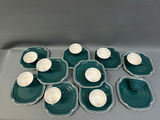 Vintage Harkerware Luncheon Plates W/ Cups - thumbnail 6 of 8