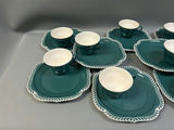 Vintage Harkerware Luncheon Plates W/ Cups - thumbnail 8 of 8