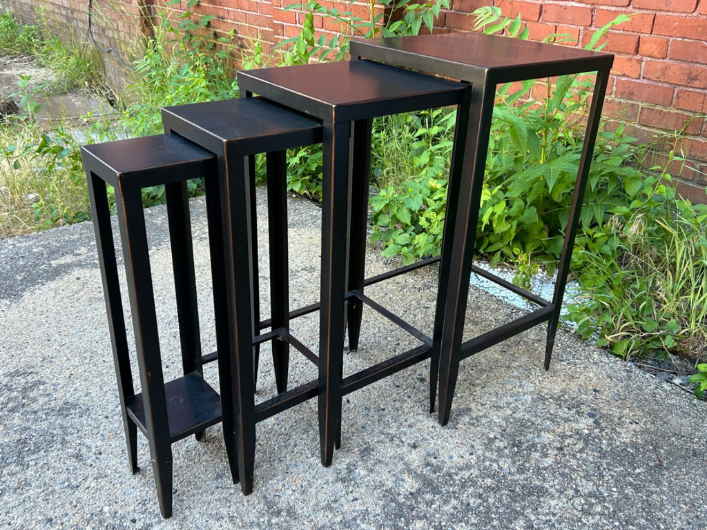 MCM Metal Nesting Tables - image 3 of 7