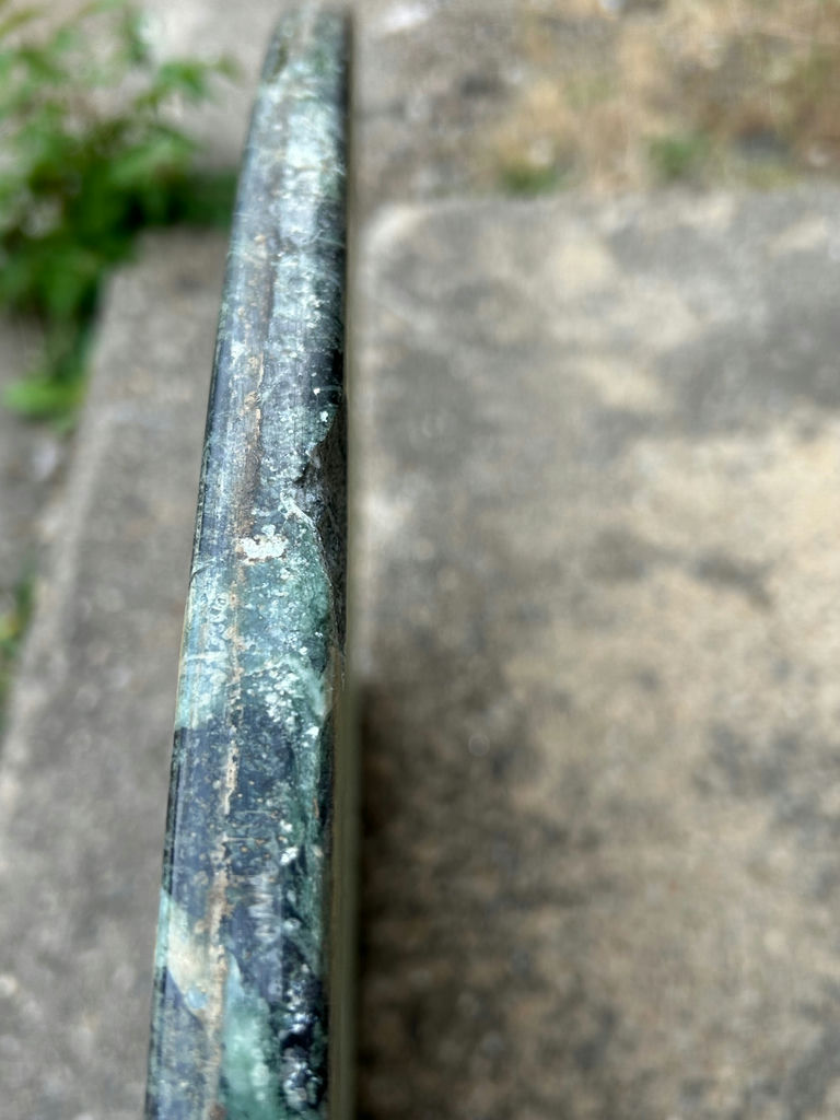 Italian Green Round Marble Top - image 5 of 6