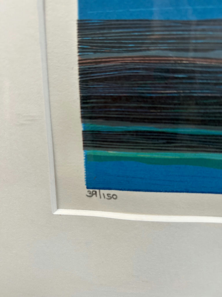 Signed Jarle Rosseland Landscape Linocut  - image 5 of 8