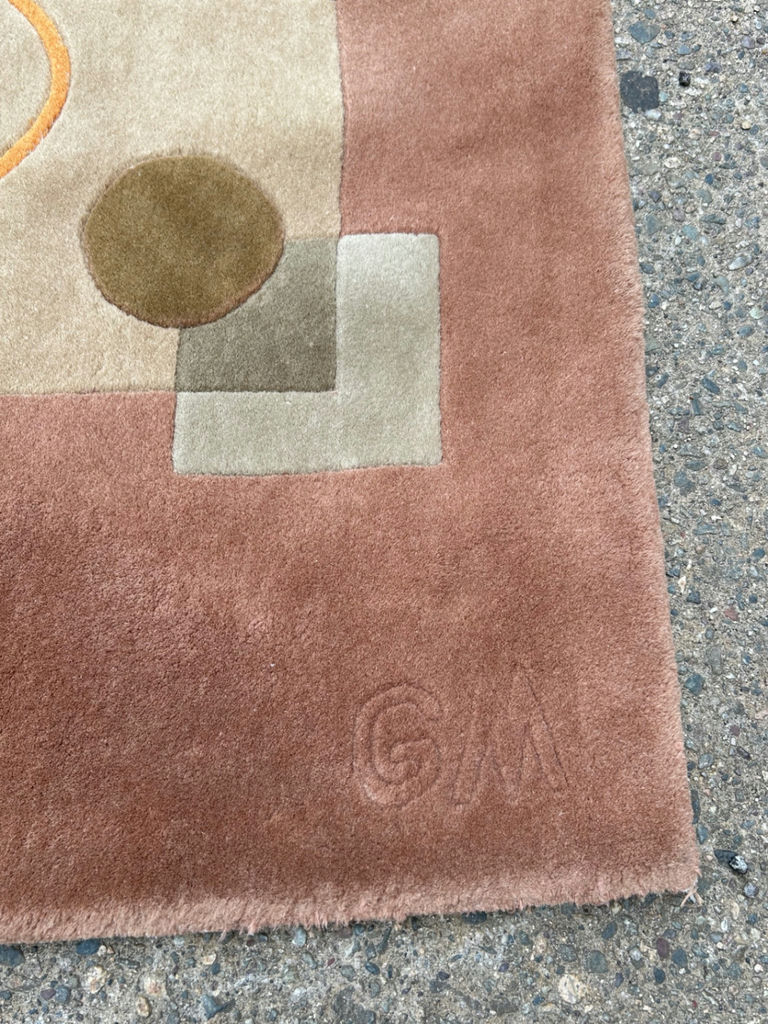 MCM Art Deco Rug - image 3 of 7