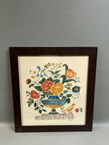 Signed Theorem Still Life Painting on Velvet - thumbnail 1 of 6