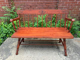 Farmhouse Hand Painted Bench - thumbnail 1 of 6