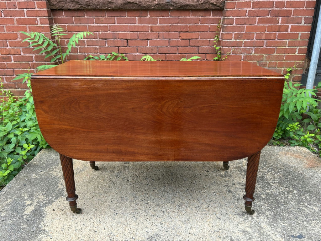 Antique One Drawer Drop Leaf Table  - image 1 of 5