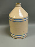 Antique Blue & White Stripe Stoneware Jug - thumbnail 5 of 6