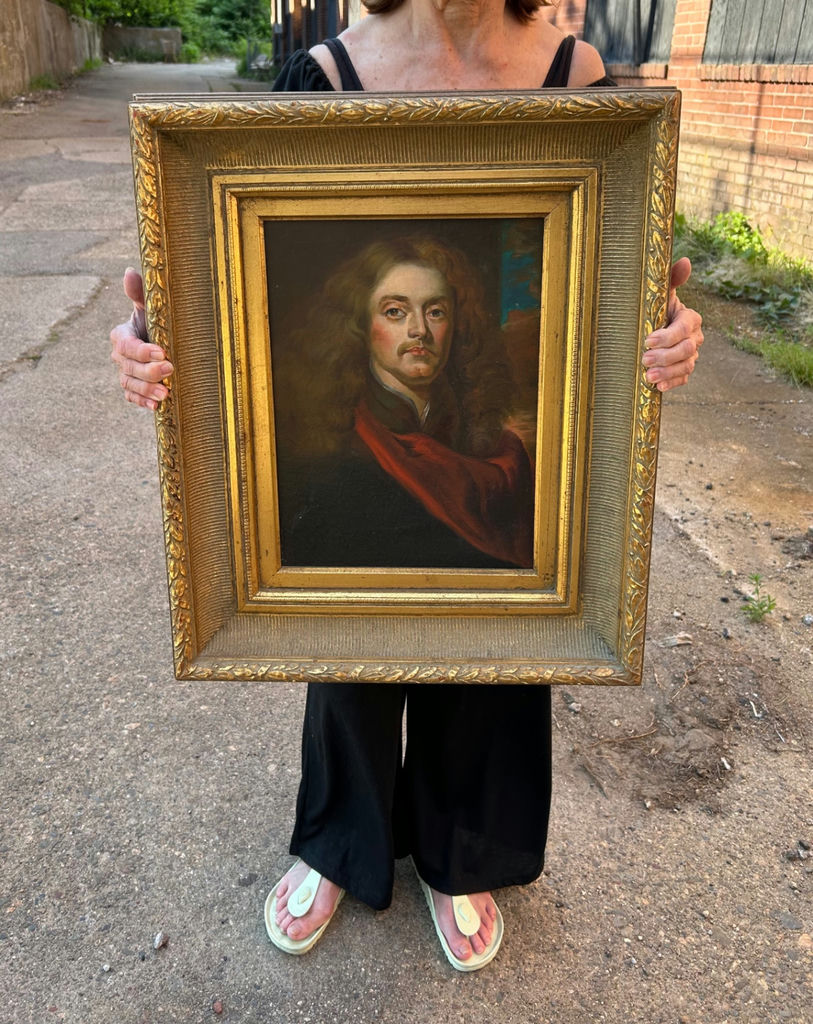 Signed Portrait Oil Painting of Man - image 3 of 5