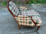 Ethan Allen Upholstered Chair W/ Ottoman  - thumbnail 5 of 9