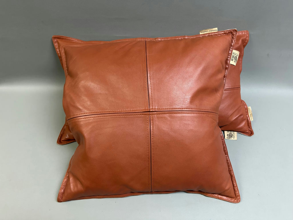Leather Throw Pillows - image 8 of 9