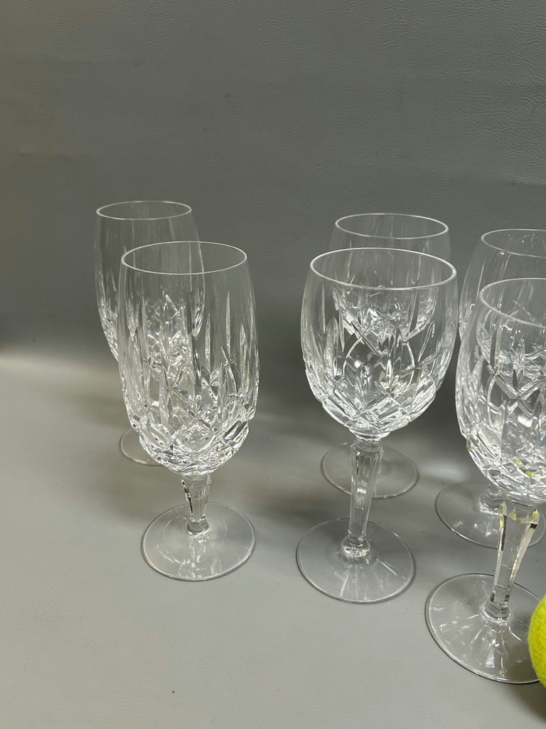 Cut Crystal Stem Glasses - image 6 of 6
