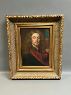Signed Portrait Oil Painting of Man  - Image 1 of 5
