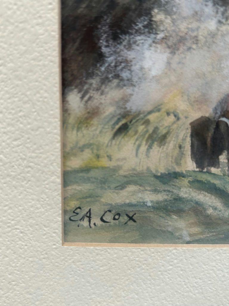 Signed Seascape Mix-Media Painting - image 2 of 3