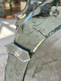 Venetian Glass Oval Mirror Made in France  - thumbnail 3 of 6