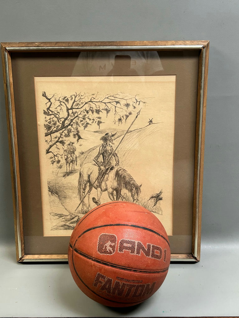 Don Quixote Lithograph Signed and Numbered  - image 3 of 5