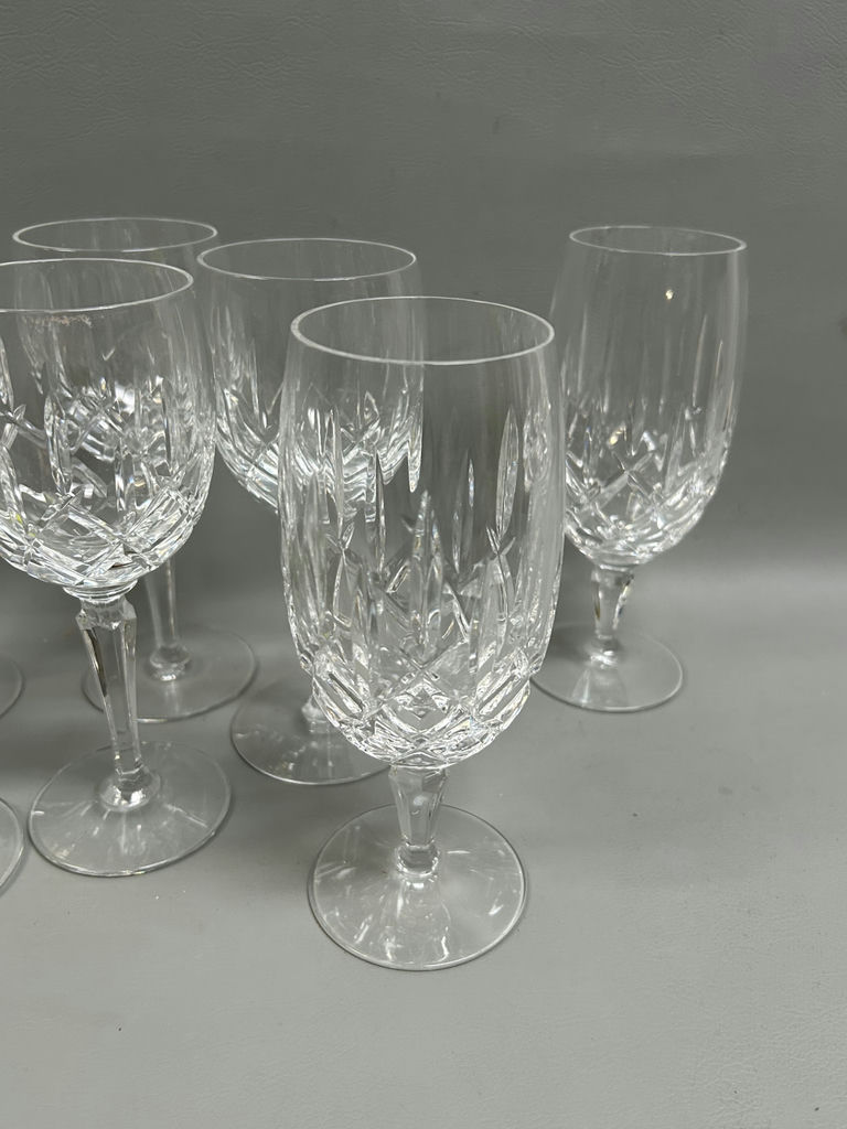 Cut Crystal Stem Glasses  - image 3 of 6