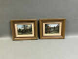 Signed Textured Landscape Oil Paintings - thumbnail 1 of 6
