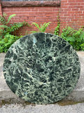 Italian Green Round Marble Top  - thumbnail 1 of 6