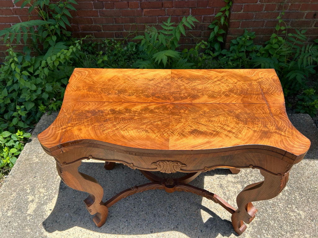 Rococo Revival Carved Game Table  - image 3 of 8