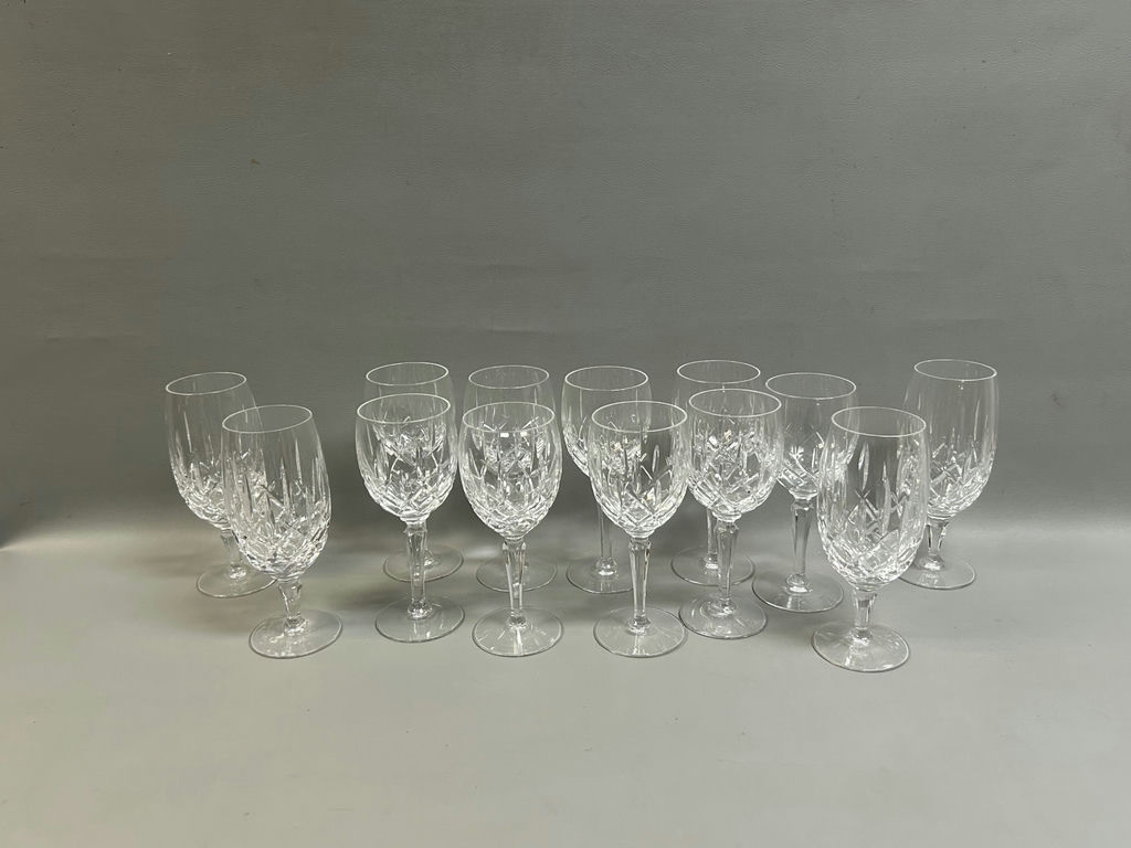 Cut Crystal Stem Glasses - image 1 of 6