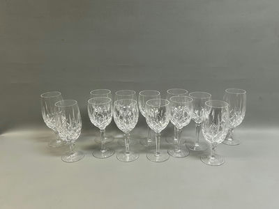 Cut Crystal Stem Glasses - Image 1 of 6