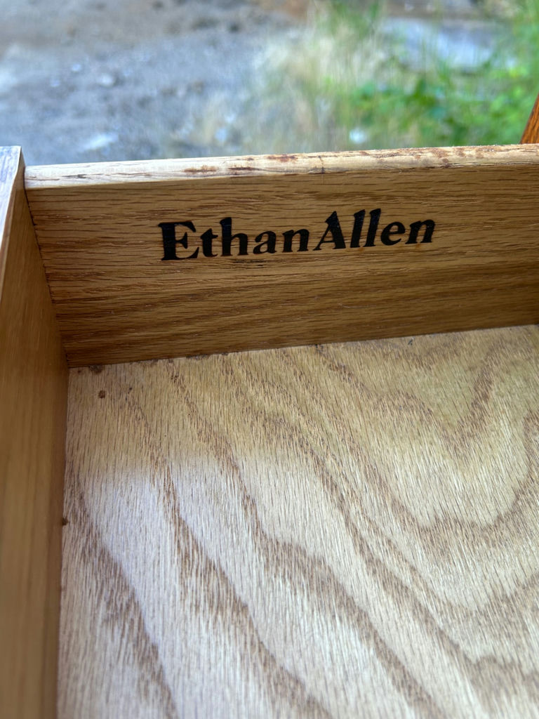 Ethan Allen One Drawer Table  - image 2 of 7