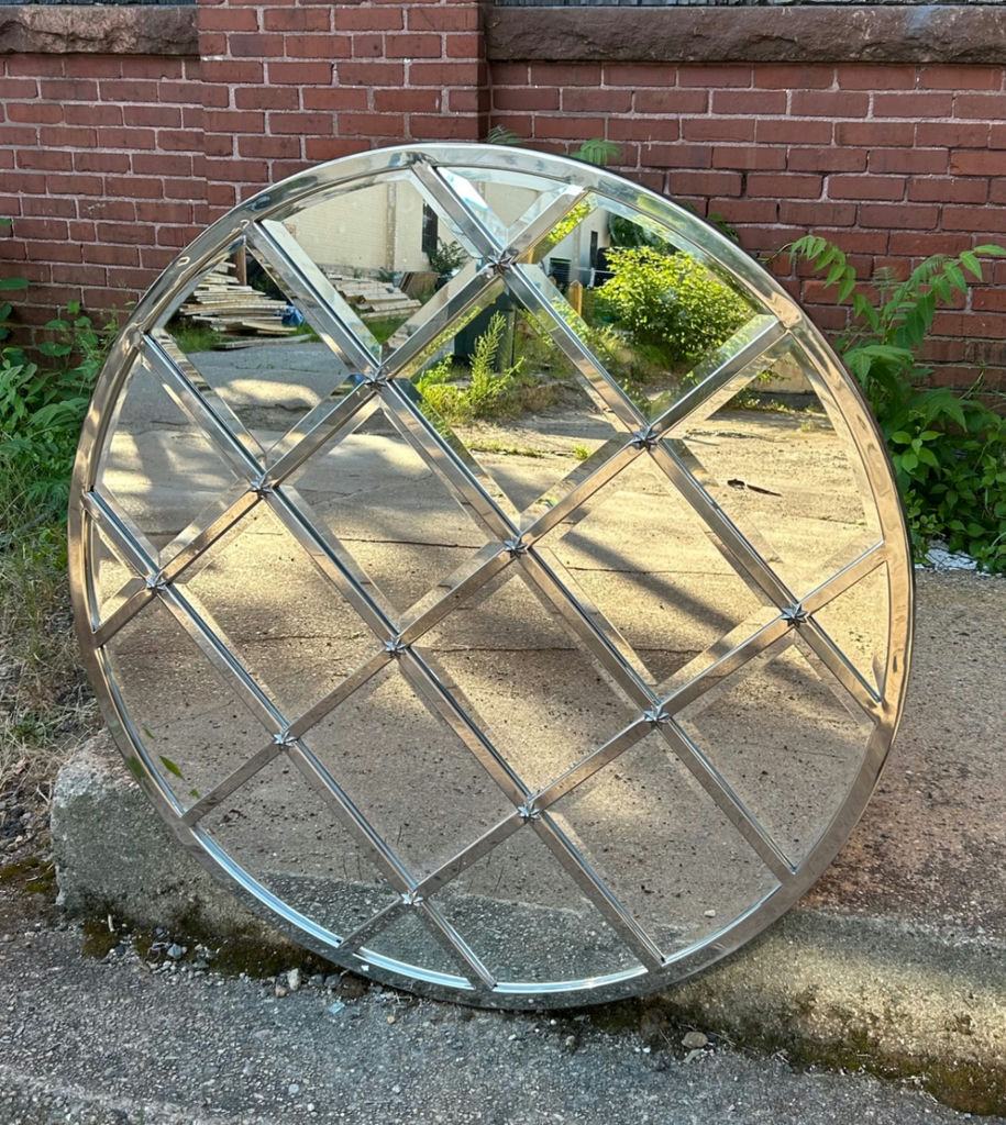 Art Deco Round Mirror - image 1 of 5