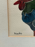 Signed Pen & Ink Rooster Drawing  - thumbnail 2 of 5