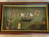 Nautical ship models, maritime dioramas, and telescope - thumbnail 4 of 9