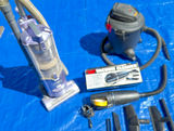 Shop-Vac, Hand vac and a Shark Upright vacuum, with hoses and attachments - thumbnail 1 of 5