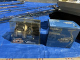 Collection of fishing rods, reels, and tackle - thumbnail 9 of 14
