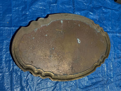 Solid Brass Table Top - Image 1 of 4
