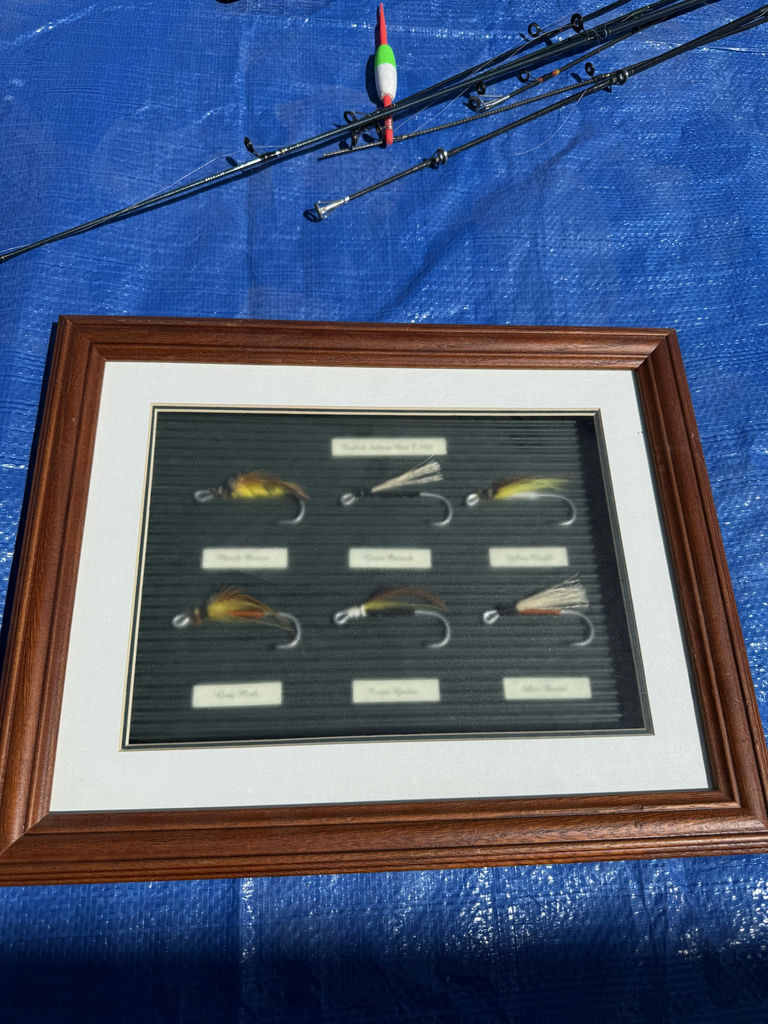 Collection of fishing rods, reels, and tackle - image 7 of 14