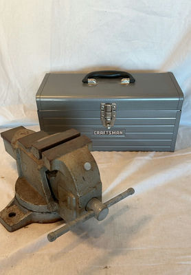 Craftsman Toolbox And Bench Vice - Image 1 of 4