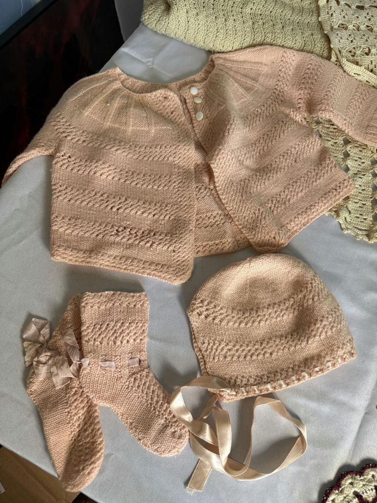 Vintage Crocheted and Knitted Baby Garments and Accessories - image 2 of 5